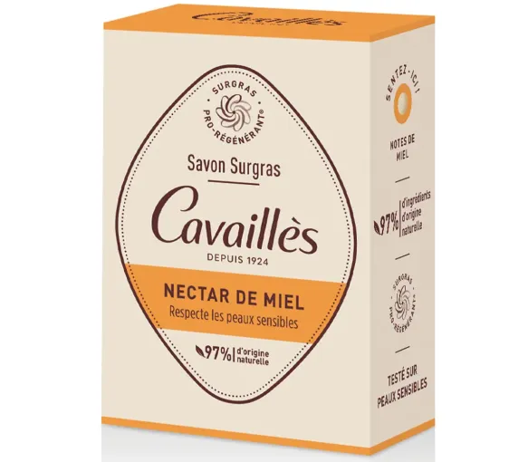 Savon surgras nectar de miel Rogé Cavaillès - pain de 100g