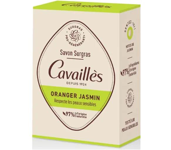 Savon surgras oranger jasmin Rogé Cavaillès - pain de 100g