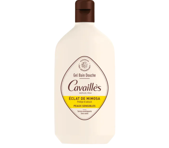 Gel bain douche éclat de mimosa Rogé Cavaillès - flacon de 400ml