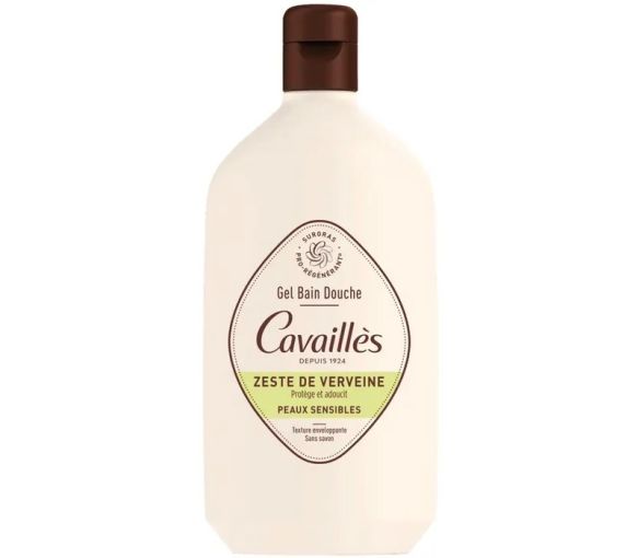 Gel bain douche Zeste de verveine Rogé Cavaillès - flacon de 400ml