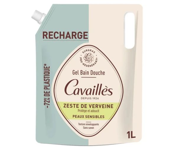 Recharge Gel bain douche Zeste de verveine Rogé Cavaillès - image 3