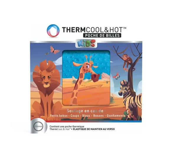 Thermocool&hot poche de billes kids girafe Bausch lomb - poche de billes 16mm