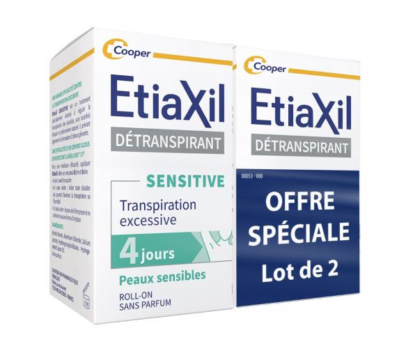 Etiaxil détranspirant aisselles peaux sensibles Cooper - image 1