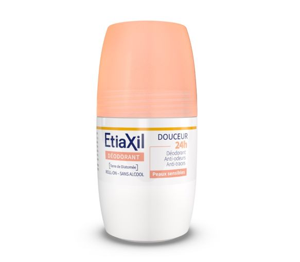Déodorant douceur 48H sans aluminium Etiaxil - roll-on de 50 ml - image 1