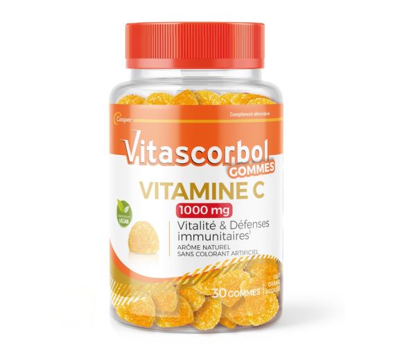Vitamine C 1000 mg gummies Vitascorbol - pot de 30 gommes - image 1