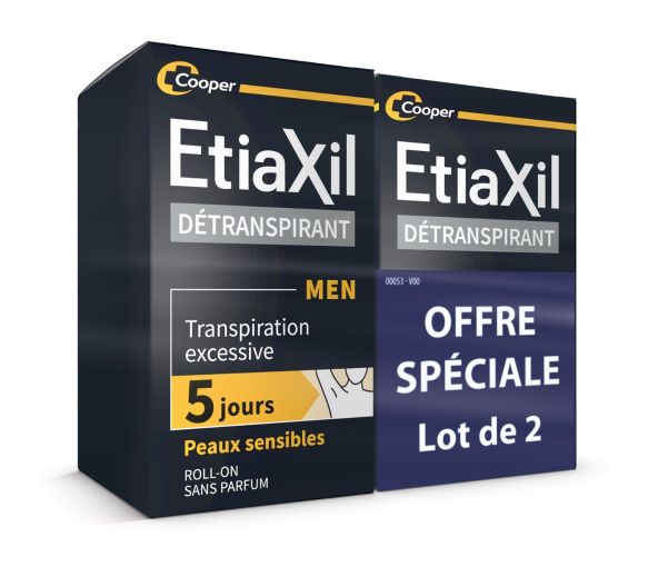 Détranspirant Men homme aisselles peau sensible Etiaxil - image 1