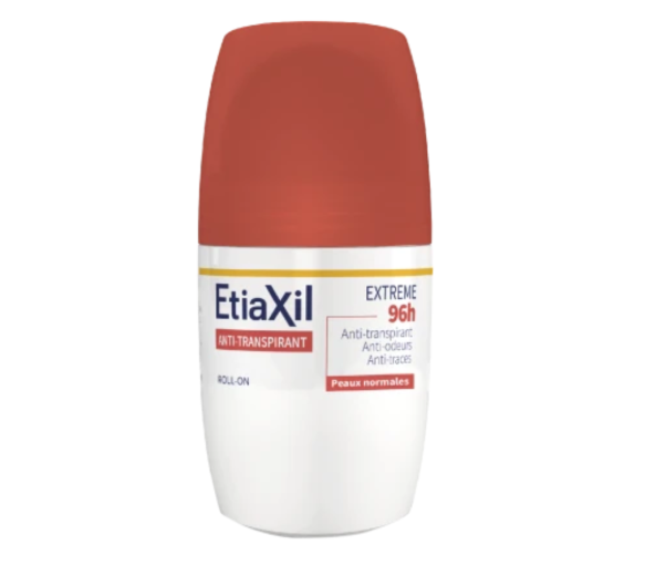 Déodorant extrême 96h anti-transpiration Etiaxil - roll-on de 50ml - image 1