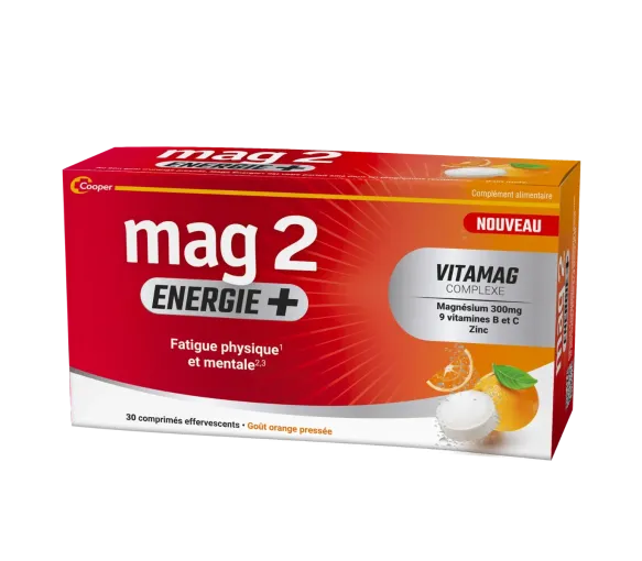 Mag 2 énergie+ Cooper - boite de 30 comprimés effervescents - image 1