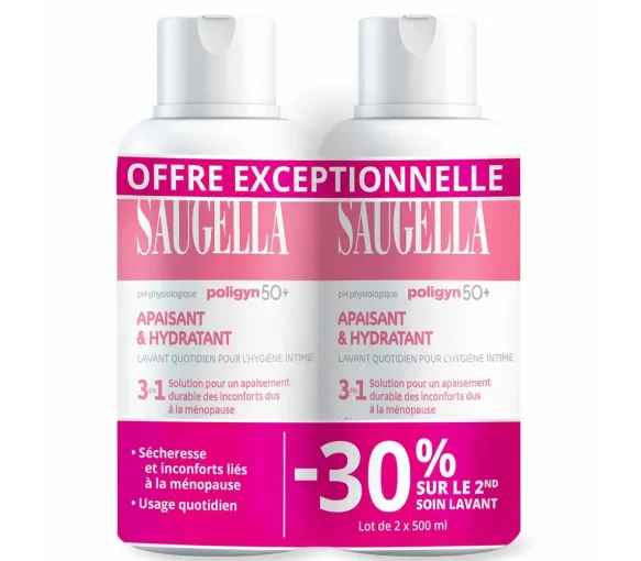 Poligyn 50+ soin lavant intime Saugella - image 1