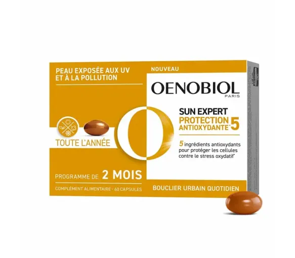 Sun Expert protection antioxydante Oenobiol - boite de 60 capsules - image 1