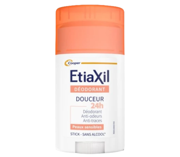 Déodorant stick douceur 24h peaux sensibles Etiaxil - stick de 40g