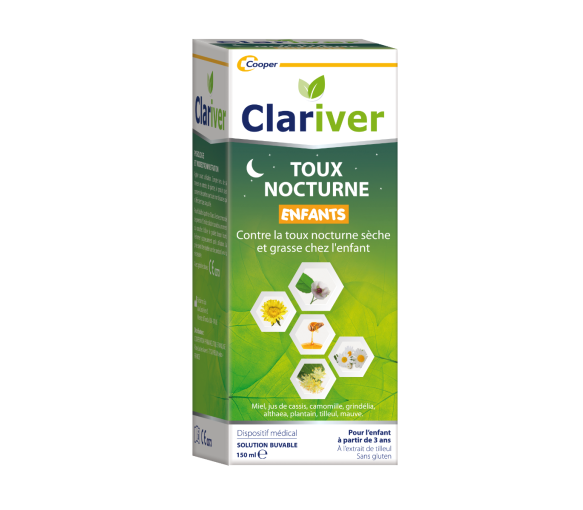 Clariver Toux nocturne enfants Cooper - flacon de 150 ml - image 1