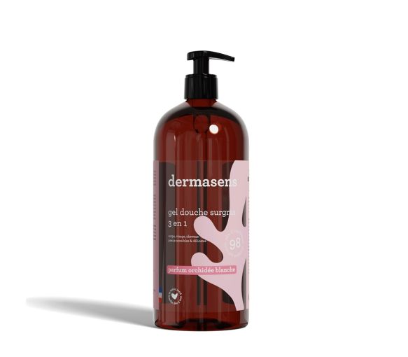 Dermasens gel douche surgras parfumé orchidée blanche Marque Verte - flacon 1L - image 1