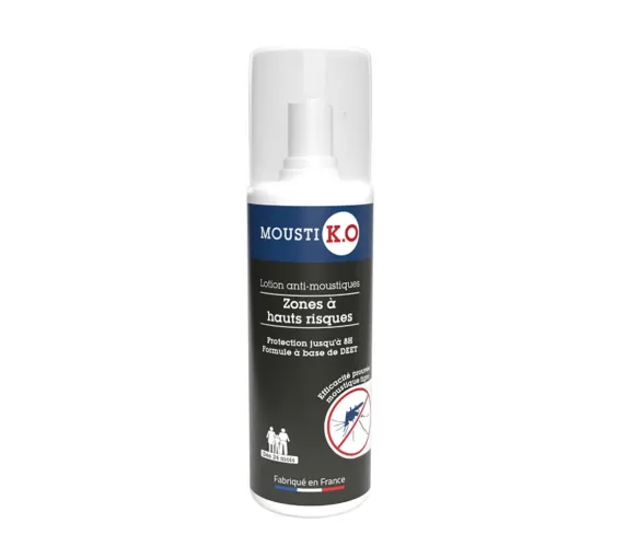 Mousti K.O lotion anti-moustiques Marque Verte - spray de 100ml