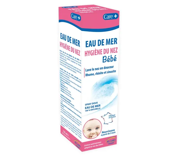 Eau de mer bébé Care+ EG Labo - spray de 125ml
