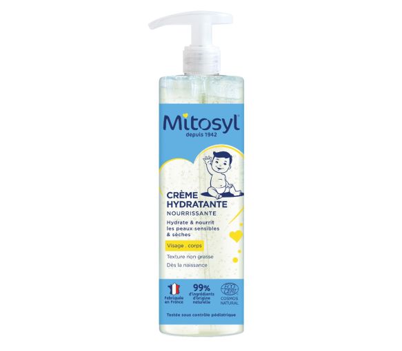Crème hydratante nourrissante visage et corps Mitosyl - flacon de 500ml - image 1