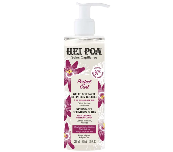 Perfect Curl gelée coiffante définition boucles Hei Poa - flacon-pompe de 250ml - image 1