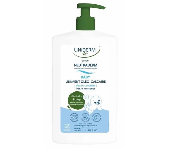 Neutraderm Baby Liniment oléo-calcaire Gilbert - flacon-pompe de 1L - image 1