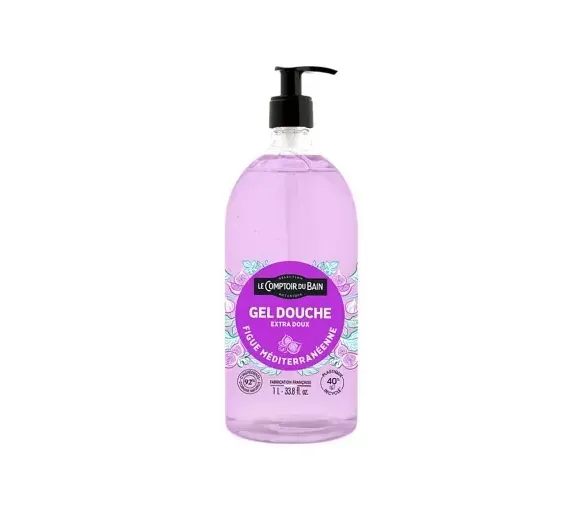 Gel douche Figue Méditerranéenne Le Comptoir du Bain - Flacon-pompe de 1L