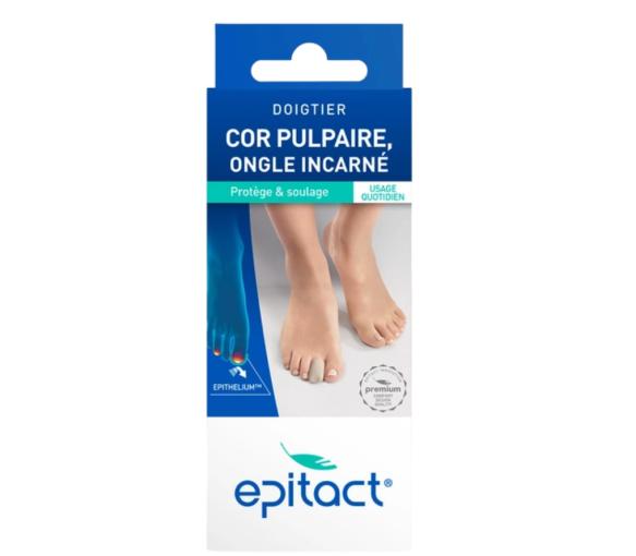 Doigtier cor pulpaire ongle incarné taille S Epitact - boîte d'1 unité