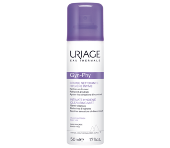 Gyn-Phy brume nettoyante hygiène intime Uriage - spray de 50ml - image 1