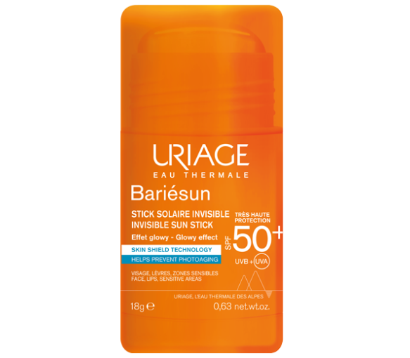 Bariésun stick solaire invisible SPF50+ Uriage - stick de 18g