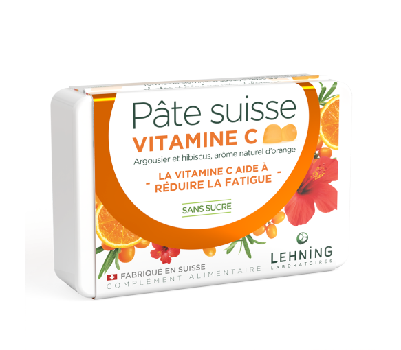 Pâte suisse Vitamine C Lehning - boîte de 40 gommes - image 1