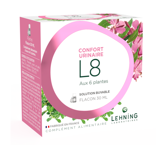 L8 confort urinaire Lehning - flacon de 30 ml - image 1