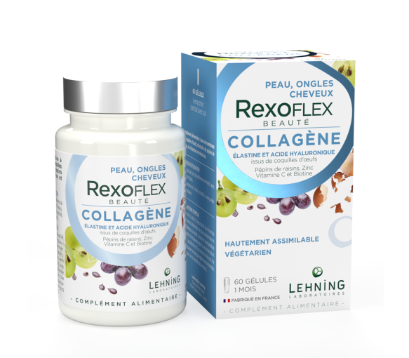 Rexoflex collagène beauté Lehning - boite de 60 gélules - image 1