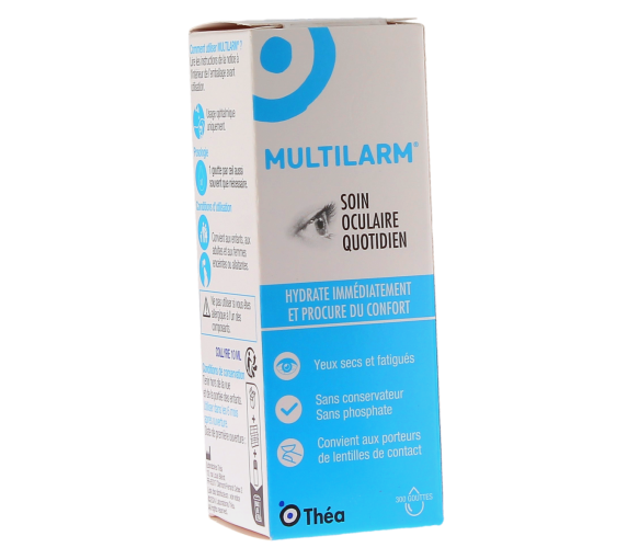 Multilarm collyre soin oculaire quotidien Théa - flacon de 10ml - image 1