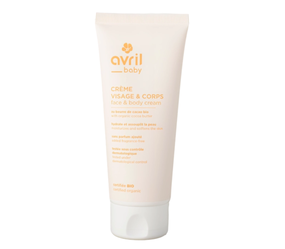 Crème visage et corps bébé Avril - tube de 100ml