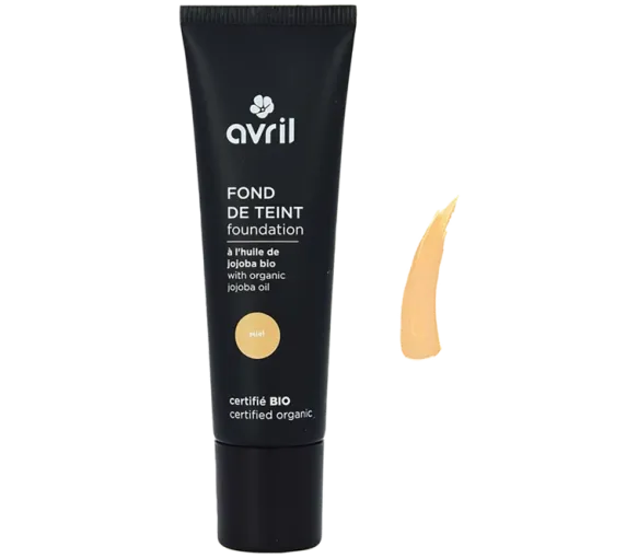 Fond de teint bio Miel Avril - tube de 30ml