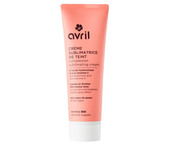 Crème sublimatrice de teint bio Avril - tube de 50ml