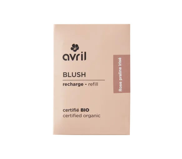 Recharge Blush bio rose praliné irisé Avril - poudrier de 5g - image 1