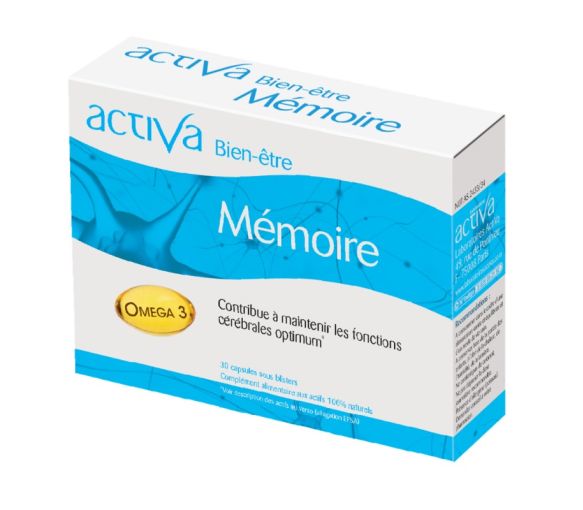 Activa bien-être mémoire - boîte de 30 gélules - image 1