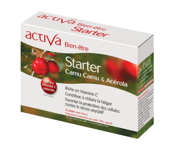 Bien-être Starter camu-camu et acérola Activa - boite de 45 gélules - image 1