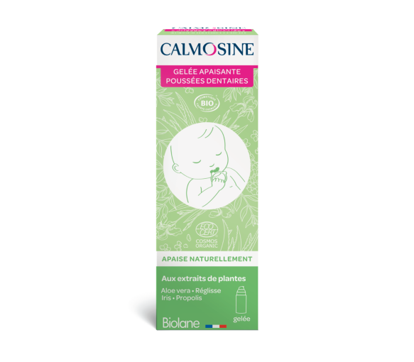 Calmosine Gelée apaisante poussées dentaires bio Laudavie - flacon-pompe de 15ml - image 1