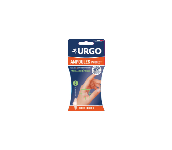 Pansements ampoules doigt et orteil petit format Urgo - 6 pansements hydrocolloïdes - image 1