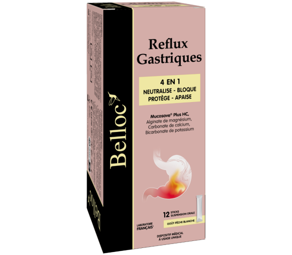 Reflux gastriques Belloc - boite de 12 sticks