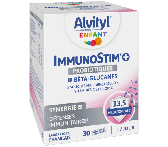 ImmunoStim+ probiotiques Alvityl - boîte de 30 sticks