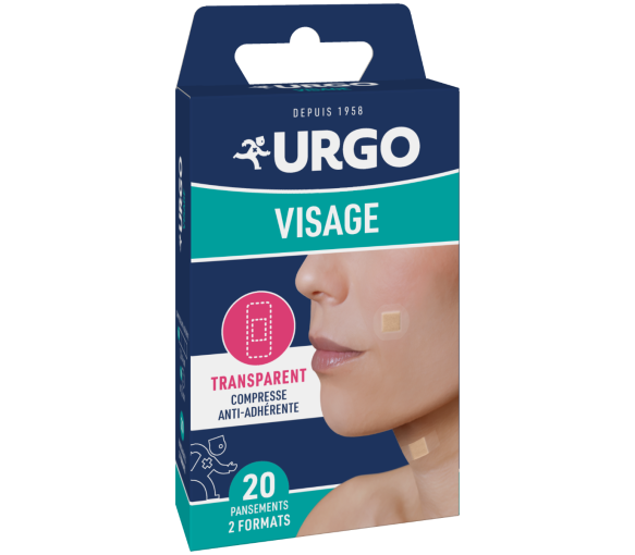 Pansements spécial visage Urgo - boîte de 20 pansements - image 1