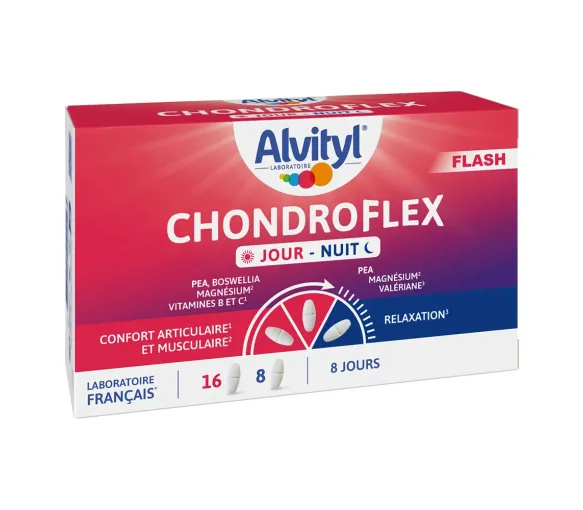 Chondroflex flash jour/nuit Alvityl - boîte de 24 comprimés