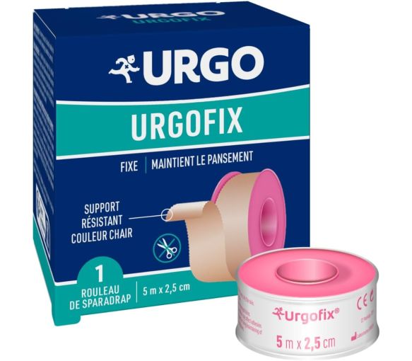 Sparadrap Urgofix tissé chair Urgo - 1 rouleau de 5mx2,5m - image 1