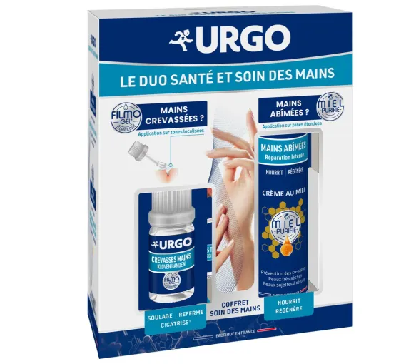 Le duo santé et soin des mains Urgo - lot de 2 produits