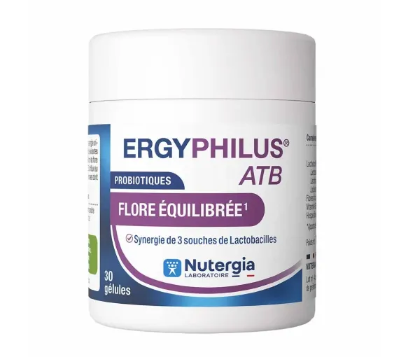 Ergyphilus ATB Nutergia - boite de 30 gélules