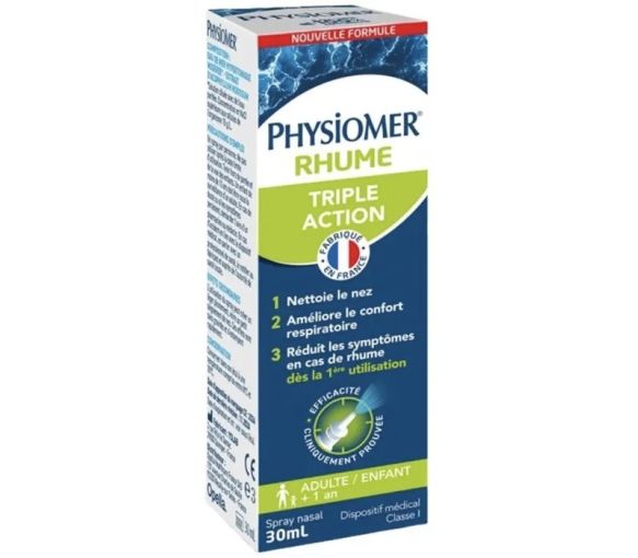 Physiomer rhume triple action - spray de 30ml