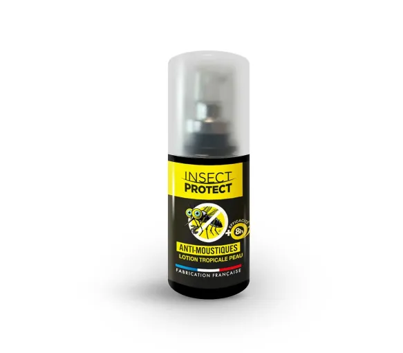 Anti-moustiques lotion tropicale peau Insect Protect - spray de 30ml
