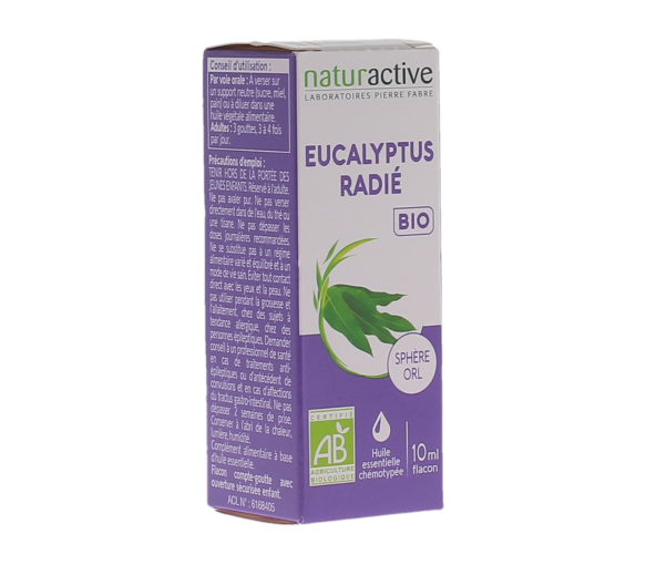 Huile essentielle d'Eucalyptus Radié BIO Naturactive - flacon de 10ml - image 1