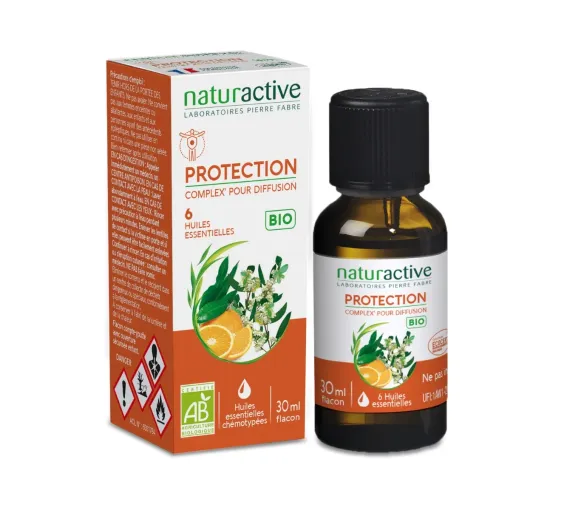 Complex' pour diffusion Protection 6 huiles essentielles Naturactive - flacon de 30ml