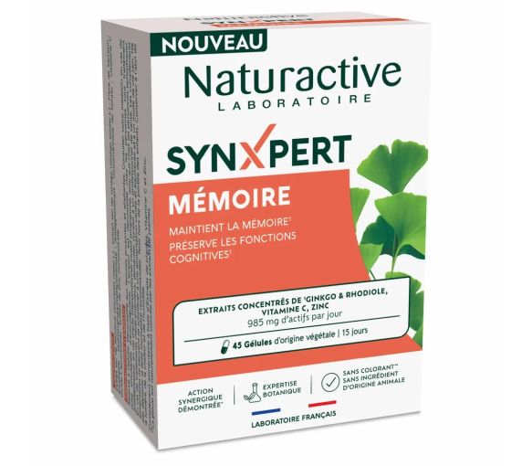 SynXpert Mémoire Naturactive – 45 gélules - image 1